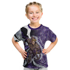 Personalised Fremantle Dockers Kid T Shirt Trippy Psychedelic Abstract Art Mascot Football Fans