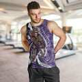 Personalised Fremantle Dockers Men Tank Top Trippy Psychedelic Abstract Art Mascot Football Fans