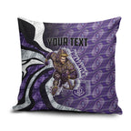 Personalised Fremantle Dockers Pillow Cover Trippy Psychedelic Abstract Art Mascot Football Fans
