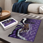 Personalised Fremantle Dockers Puzzle Trippy Psychedelic Abstract Art Mascot Football Fans