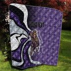 Personalised Fremantle Dockers Quilt Trippy Psychedelic Abstract Art Mascot Football Fans