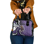 Personalised Fremantle Dockers Shoulder Handbag Trippy Psychedelic Abstract Art Mascot Football Fans