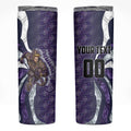 Personalised Fremantle Dockers Skinny Tumbler Trippy Psychedelic Abstract Art Mascot Football Fans