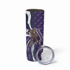 Personalised Fremantle Dockers Skinny Tumbler Trippy Psychedelic Abstract Art Mascot Football Fans