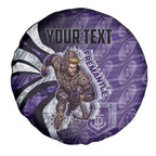 Personalised Fremantle Dockers Spare Tire Cover Trippy Psychedelic Abstract Art Mascot Football Fans