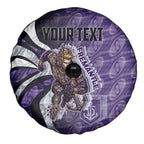 Personalised Fremantle Dockers Spare Tire Cover Trippy Psychedelic Abstract Art Mascot Football Fans