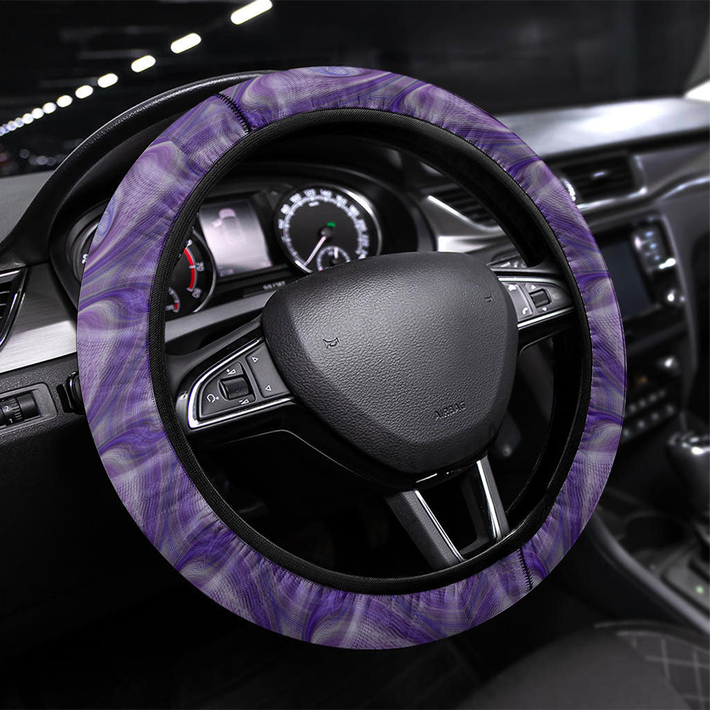 Fremantle Dockers Steering Wheel Cover Trippy Psychedelic Abstract Art Mascot Football Fans