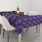 Personalised Fremantle Dockers Tablecloth Trippy Psychedelic Abstract Art Mascot Football Fans