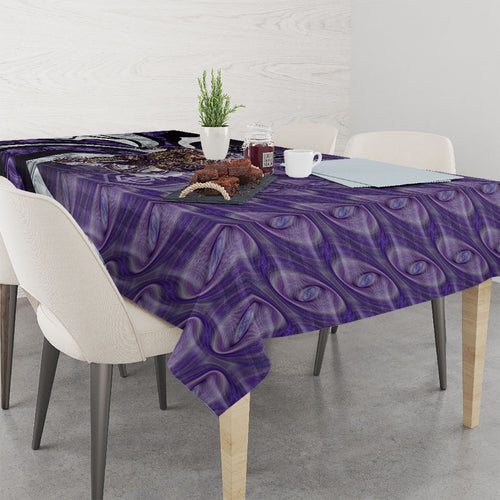 Personalised Fremantle Dockers Tablecloth Trippy Psychedelic Abstract Art Mascot Football Fans