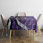 Personalised Fremantle Dockers Tablecloth Trippy Psychedelic Abstract Art Mascot Football Fans