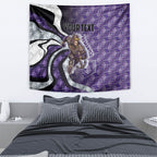 Personalised Fremantle Dockers Tapestry Trippy Psychedelic Abstract Art Mascot Football Fans