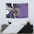 Personalised Fremantle Dockers Tapestry Trippy Psychedelic Abstract Art Mascot Football Fans