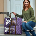 Personalised Fremantle Dockers Travel Bag Trippy Psychedelic Abstract Art Mascot Football Fans