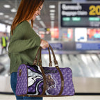 Personalised Fremantle Dockers Travel Bag Trippy Psychedelic Abstract Art Mascot Football Fans