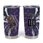 Personalised Fremantle Dockers Tumbler Cup Trippy Psychedelic Abstract Art Mascot Football Fans