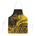 Personalised Hawthorn Hawks Football Apron Australian City Skyline Graphic Fierce Mascot Art