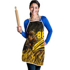 Personalised Hawthorn Hawks Football Apron Australian City Skyline Graphic Fierce Mascot Art