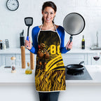 Personalised Hawthorn Hawks Football Apron Australian City Skyline Graphic Fierce Mascot Art