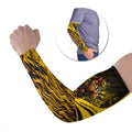 Personalised Hawthorn Hawks Football Arm Sleeves Australian City Skyline Graphic Fierce Mascot Art