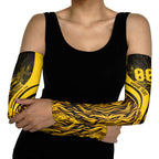 Personalised Hawthorn Hawks Football Arm Sleeves Australian City Skyline Graphic Fierce Mascot Art