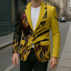 Personalised Hawthorn Hawks Football Blazer Australian City Skyline Graphic Fierce Mascot Art