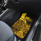 Personalised Hawthorn Hawks Football Car Mats Australian City Skyline Graphic Fierce Mascot Art