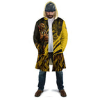 Personalised Hawthorn Hawks Football Cloak Australian City Skyline Graphic Fierce Mascot Art