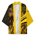 Personalised Hawthorn Hawks Football Kimono Australian City Skyline Graphic Fierce Mascot Art