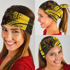 Personalised Hawthorn Hawks Football Neck Gaiter Australian City Skyline Graphic Fierce Mascot Art