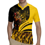 Personalised Hawthorn Hawks Football Rugby Jersey Australian City Skyline Graphic Fierce Mascot Art