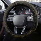 Hawthorn Hawks Football Steering Wheel Cover Australian City Skyline Graphic Fierce Mascot Art