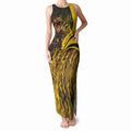 Personalised Hawthorn Hawks Football Tank Maxi Dress Australian City Skyline Graphic Fierce Mascot Art