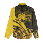 Personalised Hawthorn Hawks Football Women Casual Shirt Australian City Skyline Graphic Fierce Mascot Art