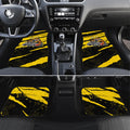 Personalised Richmond Tigers Football Car Mats Melbourne City Skyline Graphic Fierce Mascot Art