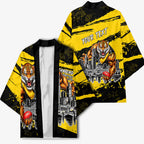 Personalised Richmond Tigers Football Kimono Melbourne City Skyline Graphic Fierce Mascot Art