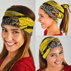 Personalised Richmond Tigers Football Neck Gaiter Melbourne City Skyline Graphic Fierce Mascot Art