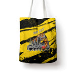 Personalised Richmond Tigers Football Tote Bag Melbourne City Skyline Graphic Fierce Mascot Art