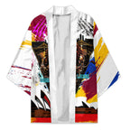 Personalised Brisbane Lions Football Kimono Australia City Skyline Graphic Fierce Mascot Art