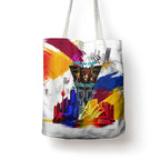 Personalised Brisbane Lions Football Tote Bag Australia City Skyline Graphic Fierce Mascot Art