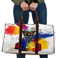 Personalised Brisbane Lions Football Travel Bag Australia City Skyline Graphic Fierce Mascot Art