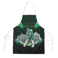 Personalised Melbourne Stars Cricket Mascot Skyline Apron Comic Style Superhero Mascot Fan Art Graphic