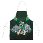 Personalised Melbourne Stars Cricket Mascot Skyline Apron Comic Style Superhero Mascot Fan Art Graphic