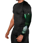 Personalised Melbourne Stars Cricket Mascot Skyline Arm Sleeves Comic Style Superhero Mascot Fan Art Graphic