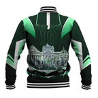 Personalised Melbourne Stars Cricket Mascot Skyline Baseball Jacket Comic Style Superhero Mascot Fan Art Graphic