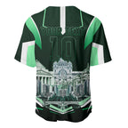 Personalised Melbourne Stars Cricket Mascot Skyline Baseball Jersey Comic Style Superhero Mascot Fan Art Graphic
