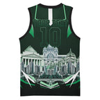 Personalised Melbourne Stars Cricket Mascot Skyline Basketball Jersey Comic Style Superhero Mascot Fan Art Graphic