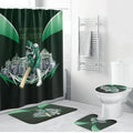 Personalised Melbourne Stars Cricket Mascot Skyline Bathroom Set Comic Style Superhero Mascot Fan Art Graphic