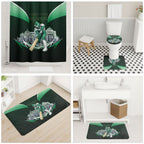 Personalised Melbourne Stars Cricket Mascot Skyline Bathroom Set Comic Style Superhero Mascot Fan Art Graphic