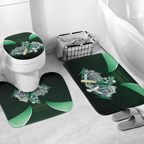 Personalised Melbourne Stars Cricket Mascot Skyline Bathroom Set Comic Style Superhero Mascot Fan Art Graphic