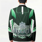 Personalised Melbourne Stars Cricket Mascot Skyline Blazer Comic Style Superhero Mascot Fan Art Graphic